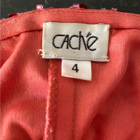 Fabulous, fun, & flirty vintage Cache’ dress. Good condition. Sz 4 - Picture 2 of 4